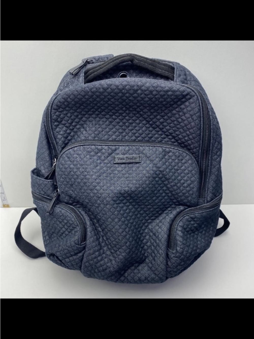 Vera Bradley Quilted Charcoal Men's Backpack